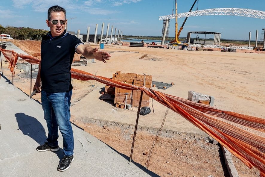 Mauro retoma atividades e vistoria obras do Parque Novo MT: “Retornando de onde parei”