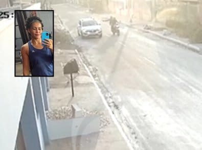 Vídeo mostra personal trainer sendo assassinada a tiros por dupla em moto em VG