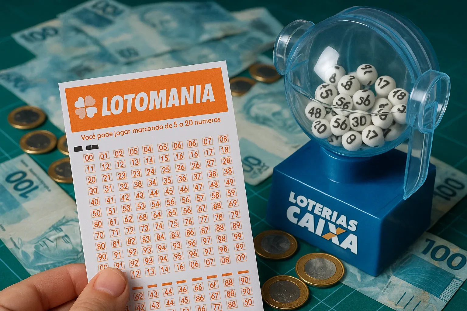 Aposta de Cuiabá acerta os 20 números da Lotomania e fatura prêmio de R$ 8,5 milhões