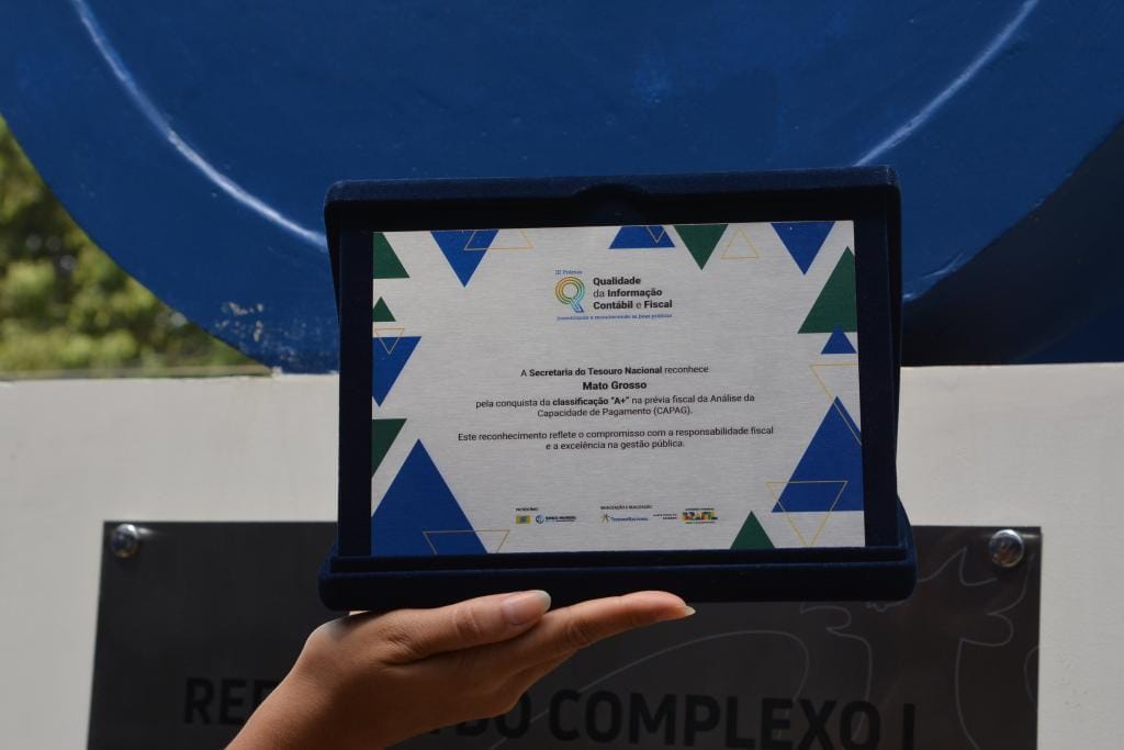 Mato Grosso recebe nota A+ do Tesouro Nacional pelo 2º ano consecutivo