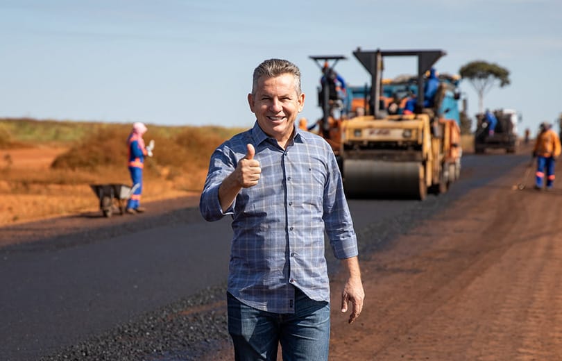 Mauro Mendes inaugura asfalto novo de R$ 60 milhões nesta quarta-feira