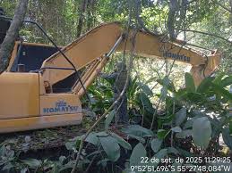 Maquinário é apreendido em operação contra garimpo na região norte de Mato Grosso