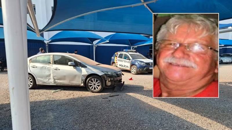 Câmera flagra atropelamento que matou idoso de 73 anos em estacionamento de atacadista