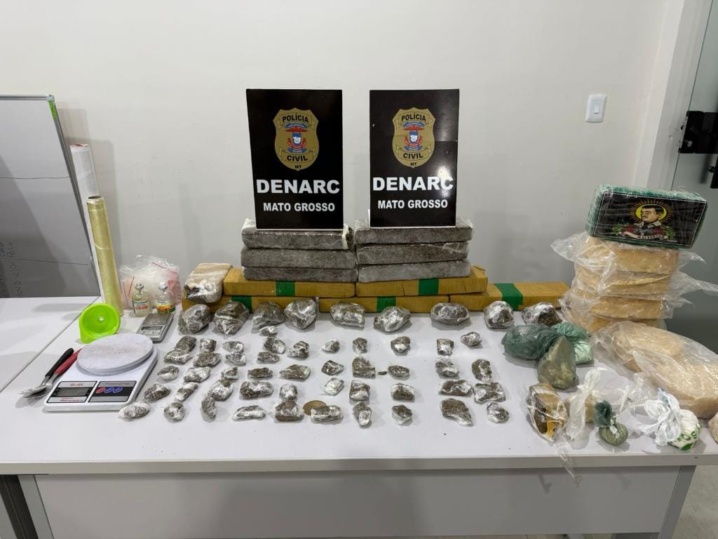 Polícia Civil fecha ponto de armazenamento de drogas utilizado por facção em Cuiabá