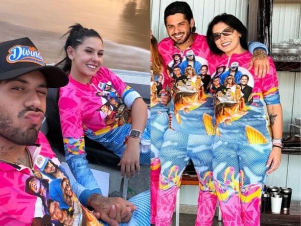 Pantanal vira cenário de romance entre Zé Felipe e Ana Castela