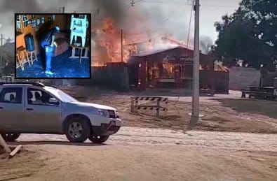 Vídeo mostra marido de vereadora colocando fogo em boate após briga em MT