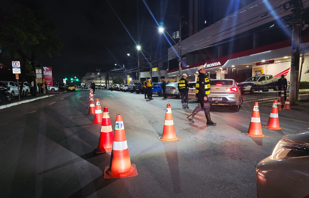 Fiscalização prende 12 condutores bêbados em Cuiabá  durante a madrugada