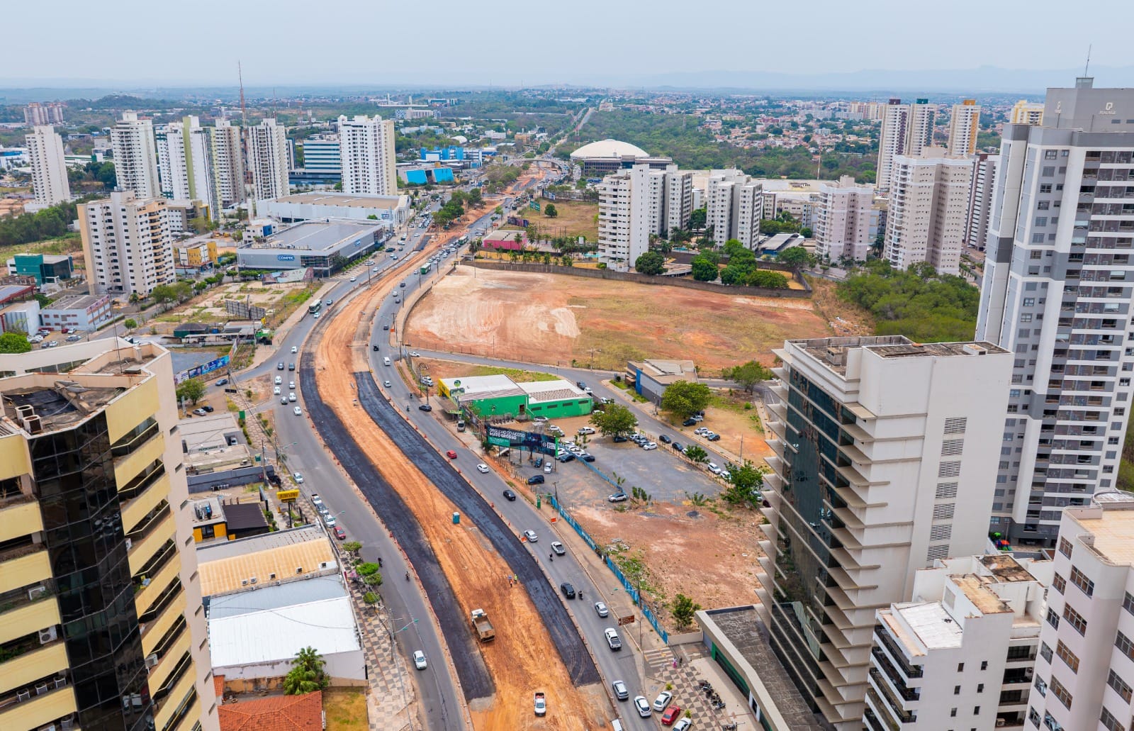 Prefeitura fará novas interdições parciais na Avenida do CPA para execução das obras do BRT; veja