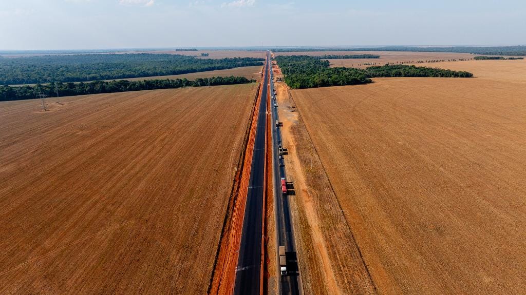 Duplicação da BR-163 entre Sorriso e Sinop recebe prêmio nacional nesta quinta-feira