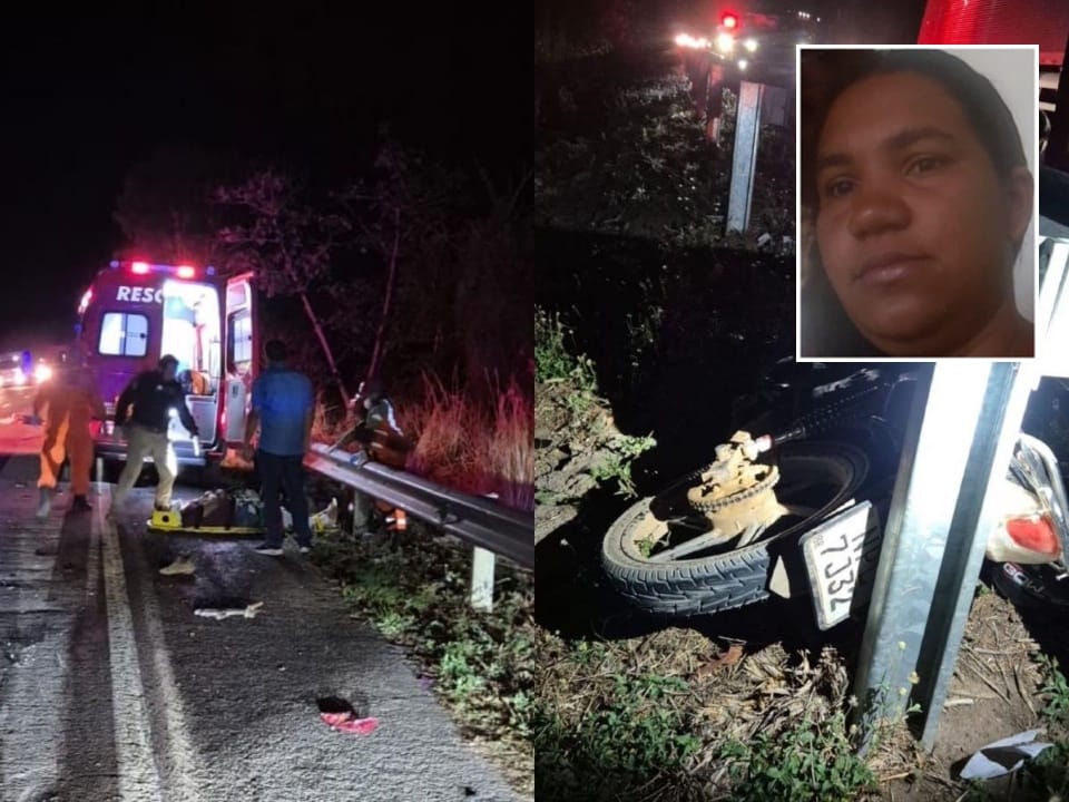 Mulher morre atropelada por caminhão após moto bater  contra capivara em rodovia