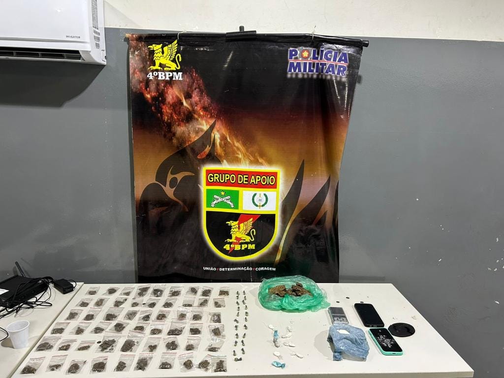 Polícia Militar prende faccionado por tráfico de drogas em Várzea Grande