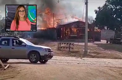 Vereadora e marido são suspeitos de incendiar boate após briga em distrito