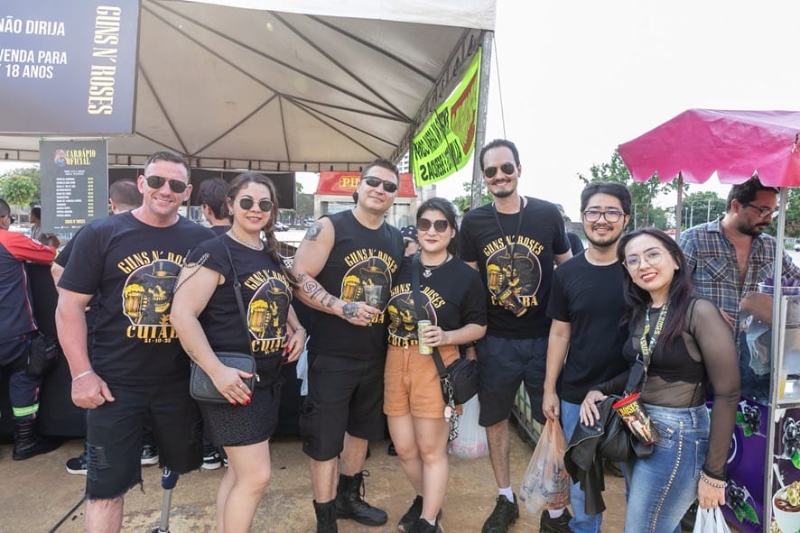 Do pai ao filho, do sonho ao palco: Guns une gerações na Arena Pantanal