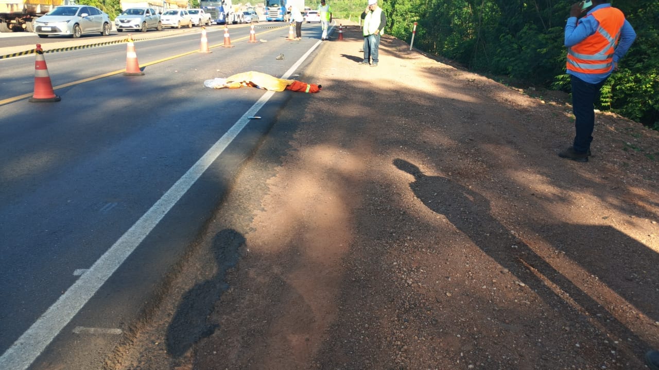 Trabalhador morre atropelado por carro e carreta em obras de duplicação da Rodovia dos Imigrantes