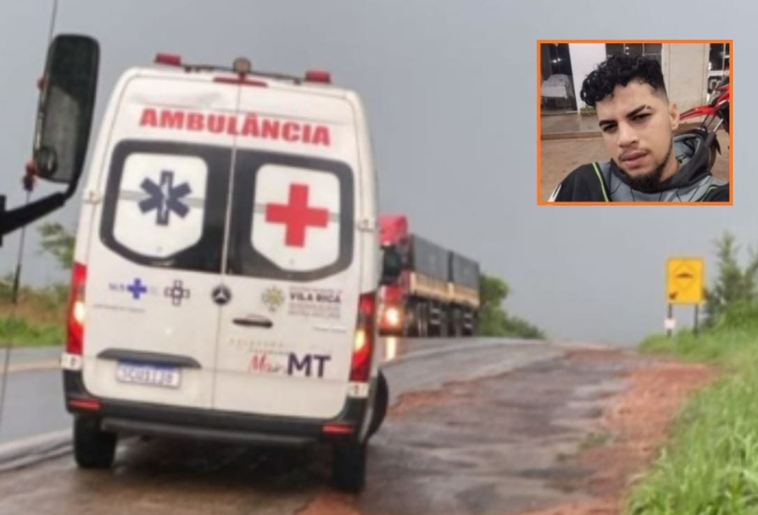 Jovem morre após colisão frontal causada por caminhão sem freios na BR-158