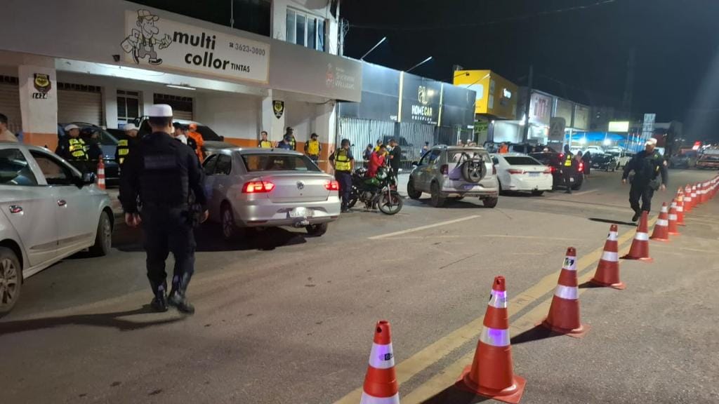 Lei Seca registra 11 autuações criminais durante ação em  avenida de Cuiabá
