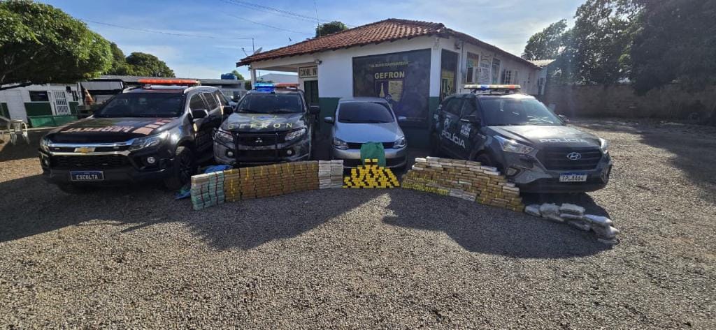 Gefron prende traficante em Fox com 261 tabletes de drogas avaliadas em R$ 4,8 milhões