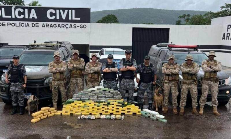 Irmãos de Várzea Grande morrem em confronto e polícia de Goiás apreende 150 kg de drogas