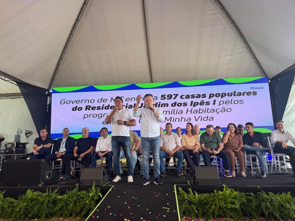 Governo já contratou 33 mil casas populares em vários municípios de Mato Grosso
