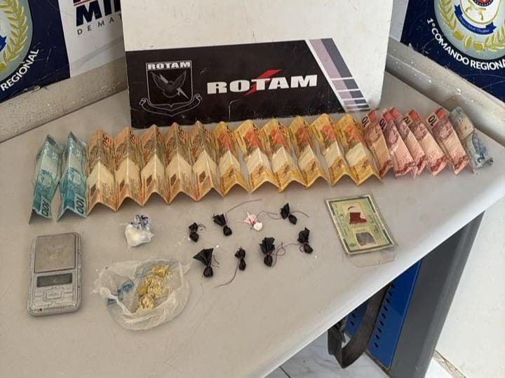 Rotam prende homem foragido da Justiça por tráfico de drogas em Cuiabá