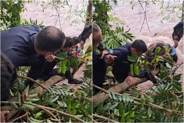 Polícia Militar salva criança de 11 anos durante cabeça d’água em Vila Bela da Santíssima Trindade