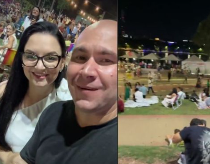 “Aqui é Réveillon de família”, diz Abilio ao comemorar virada com 40 mil pessoas no Parque das Águas