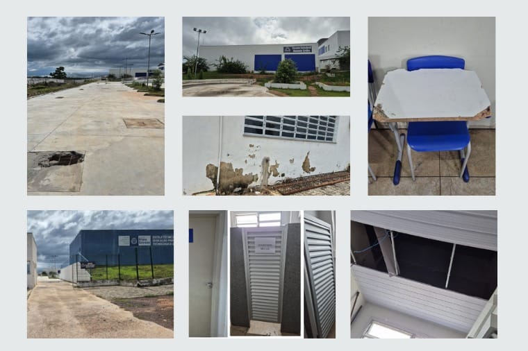 MP aciona Estado e cobra retirada de alunos de escola em condições precárias em 30 dias