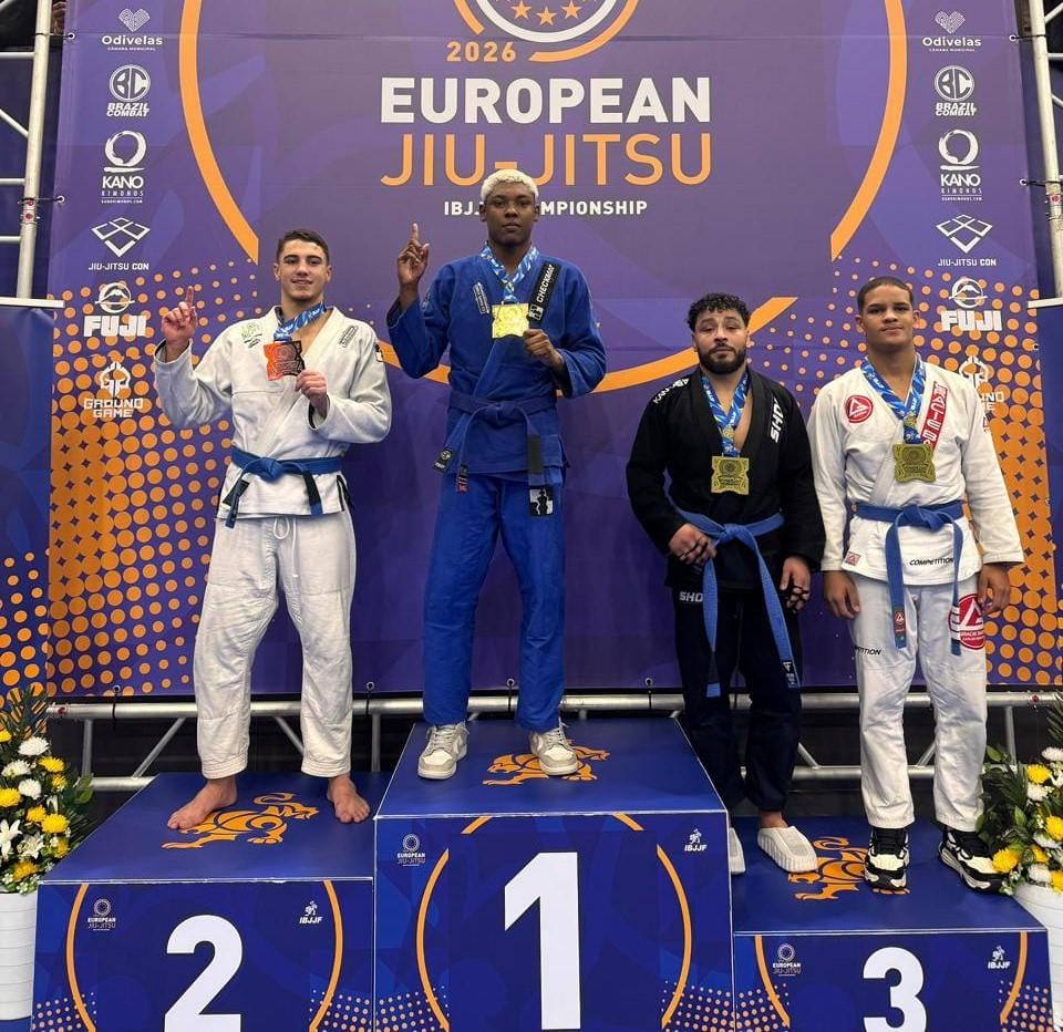 Atleta de Jiu-Jitsu da Rotam conquista medalha de ouro em campeonato europeu