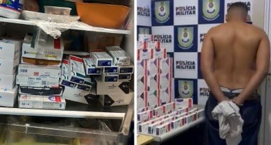 PM prende duas pessoas por roubo em farmácia e recupera 42 medicamentos em Cuiabá