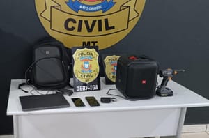 Polícia Civil prende receptador e recupera objetos furtados em Tangará da Serra