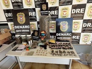 PC fecha fábrica e ponto de distribuição de drogas em bairro nobre de Cuiabá