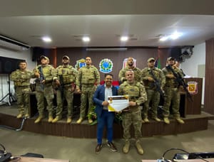 Policiais civis da Goe são homenageados pela Câmara de Vereadores de Várzea Grande