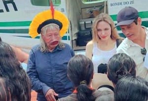 Deputada quer explicações sobre visita “secreta” de Angelina Jolie a terra indígena em MT
