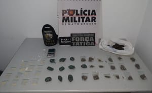 Força Tática apreende adolescente com 43 porções de drogas em Tangará da Serra