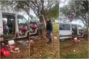 Vendedor de balões tem pernas amputadas após explosão de cilindro de gás