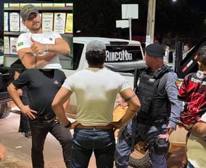 Influencer “Rincon061” é preso durante carreta em Colíder; veja vídeos