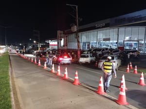 Operação Lei Seca termina com 10 motoristas presos por embriaguez em Várzea Grande