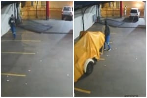 Vídeo mostra bandidos invadindo loja e furtando jet ski avaliado em R$ 62 mil