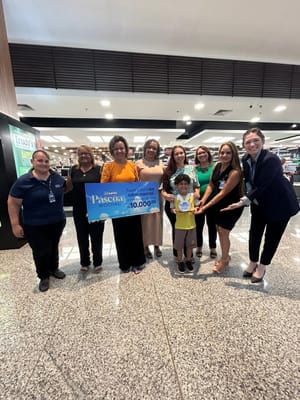 Aluno com TEA conquista concurso de desenho da Páscoa Social do Comper