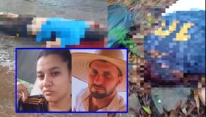 Casal é assassinado a tiros de pistola por criminosos em motocicleta no interior de MT