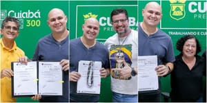 Prefeito sanciona quatro leis e valoriza atuação de vereadores em Cuiabá