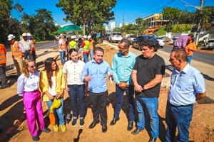 Obras do BRT aumentam ritmo e chegam a 40% de execução; presidente do TCE destaca fiscalização