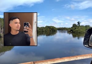 Lancha provoca onda, faz barco virar e mata jovem de 20 anos em rio; bombeiros fazem buscas