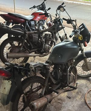 Polícia Civil apreende motocicletas com sinais de adulteração em Ribeirão Cascalheira