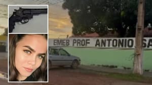 Ex-servidora que esfaqueou jovem e PM que ajudou na fuga se apresentam à polícia