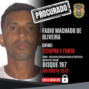 Polícia Civil procura por homem que estuprava e furtava mulheres que conhecia pela internet