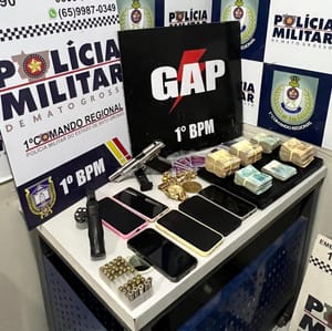 Dois homens são presos por tentativa de feminicídio em Várzea Grande e porte ilegal