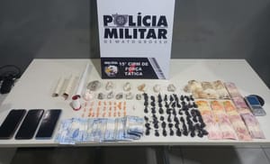 Traficante diversas passagens criminais é preso com dezenas de porções de drogas em VG