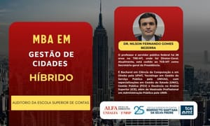 MBA do Tribunal de Contas vai abordar nova lei de licitações nesta sexta-feira