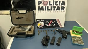 Homem se incomoda com som e atira em vizinhos durante a madrugada em Sinop